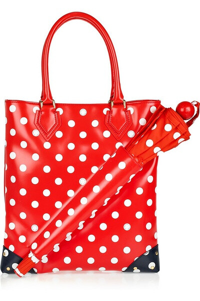 Marc by Marc Jacobs Yo Yo Dot PVC tote and umbrella