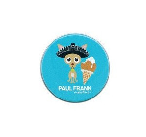 美国Paul Frank 超萌狗狗蓝色小铁盒润唇膏