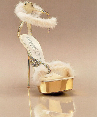 Runwayheels奢华兔毛Gianmarco Lorenzi