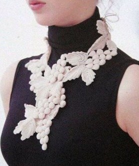 手工制作项链/腕花/腰带 颈间风采 毛线编织