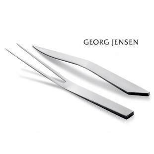 丹麦GeorgJensen 烧烤刀叉