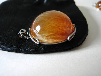 极品金发晶大项坠