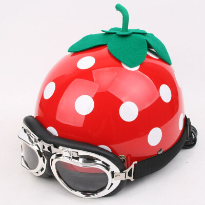 小草莓 哈雷头盔