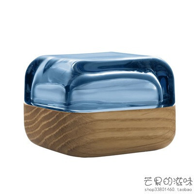 Iittala Vitriini box 蓝色心情储物盒/药盒/首饰盒