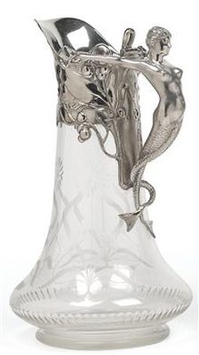 人鱼装饰玻璃瓶 mermaid