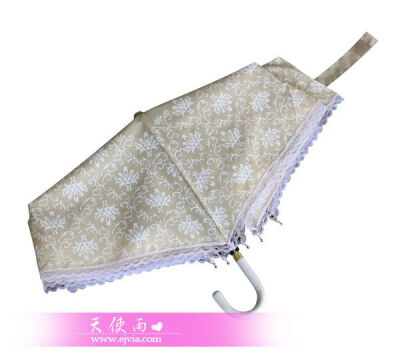 日本正品 SK-II 白色复古花纹蕾丝花边花朵轻铅笔伞晴雨伞遮阳伞