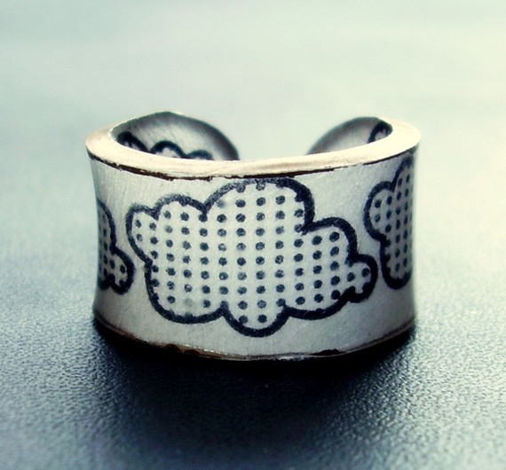 Cloudy Day Ring Choose Your Size by dillondesigns on Etsy Cloudy Day Ring - Choose Your Size