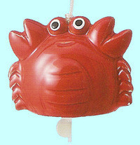 日本陶瓷风铃 夏物语 小螃蟹