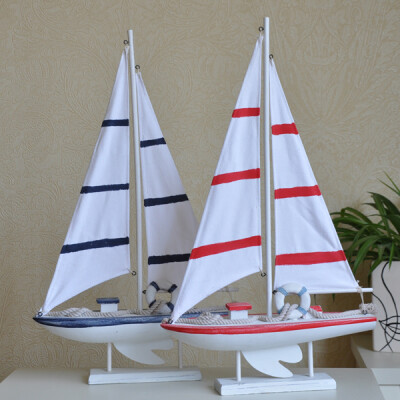 地中海风格帆船摆饰