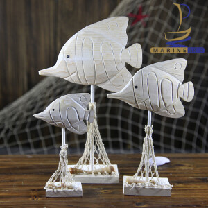 地中海风格手工雕刻  热带鱼