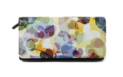Paul Smith ＂Confetti Heart Long Purse＂ 炫彩爱心长夹