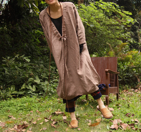 超级宽松设计感袍子