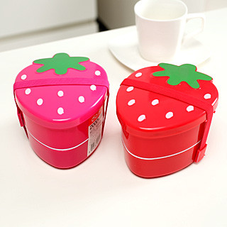 可爱卡通草莓 MINI小饭盒