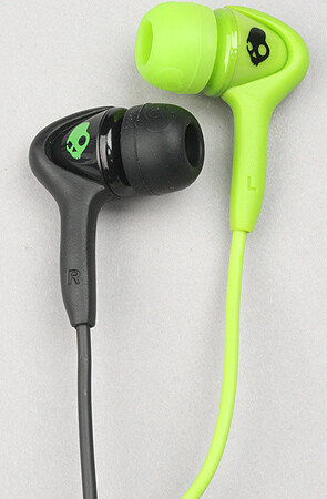 The Smokin' Buds w/ Mic in Lurker Green & BlackUnisex's Headphones By Skullcandy