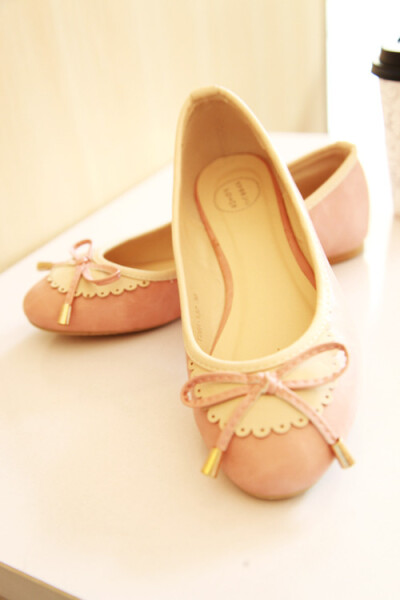 2色 小圆头软皮公主鞋！断码清仓~不包邮！