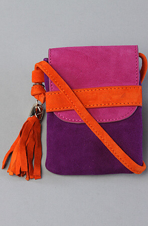The Hoffman Bag in Purple Suede by Jeffrey Campbell Handbags | Karmaloop.com - Global Concrete Culture
