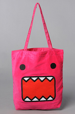 The Plush Face Tote by Domo | Karmaloop.com - Global Concrete Culture