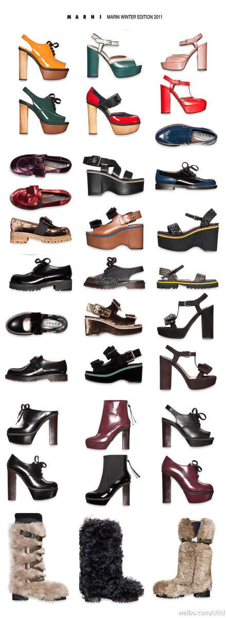 MARNI F/W 2011 SHOES COLLECTION ︳