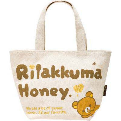 rilakkuma 松弛熊轻松小熊手提帆布包包