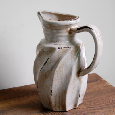 法式乡村白色陶瓷花瓶