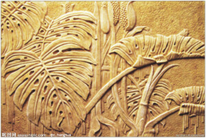 花叶壁饰设计图_