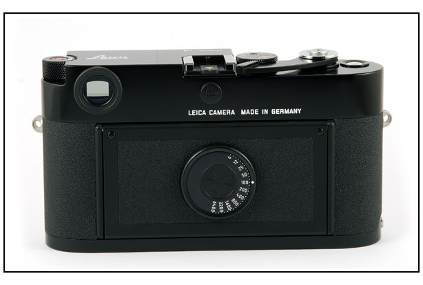 LEICA MP 0.72 黑漆/钢琴漆 普通版 背部