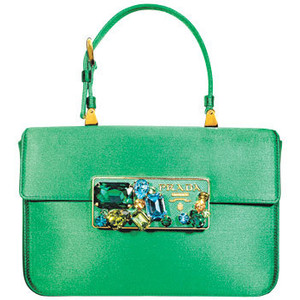 Satin bag and crystal detail, Prada, $995 - Polyvore Satin bag and crystal detail, Prada, $995