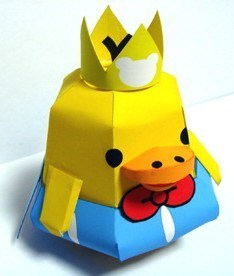可爱的王子小鸭 3D纸模