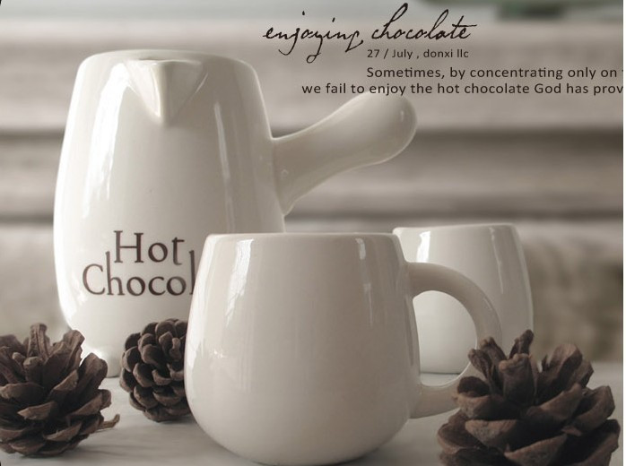 我们要的的热朱古力 不是杯子 HOT CHOCOLATE 壶杯套装