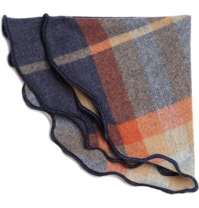 Alexander Olch The Winters Plaid Wool Round Handkerchief | MR PORTER Alexander Olch The Winters Plaid Wool Round Handkerchief