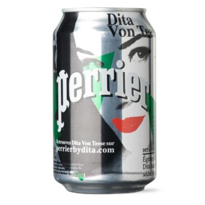 Exclusive Dita von Teese for Perrier water can - PERRIER - Food PERRIER Exclusive Dita von Teese for Perrier water can