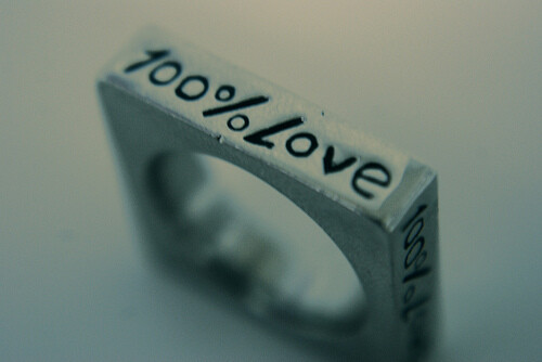[莫名]100%Love戒指