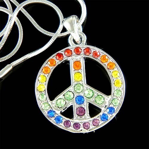  Rainbow Crystal PEACE