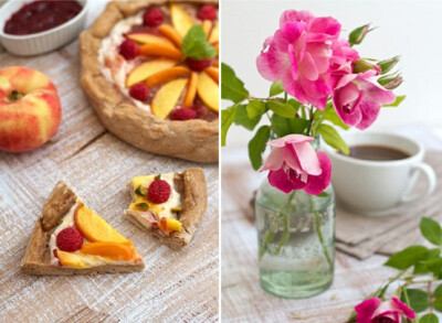 recipes to try! / Diet Fruit Crostata Recipe-Raspberries, Peach, Apricot, Ricotta Cheese — Family