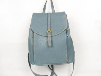  欧美复古背包 vintage包 外贸包 双肩包，这个做旧蓝好看