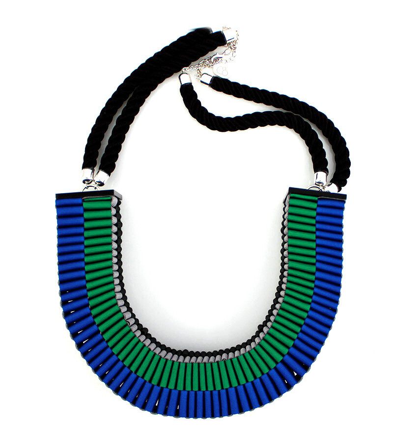 Clemence Necklace in Blue | LEIF Image of Clemence Necklace in Blue