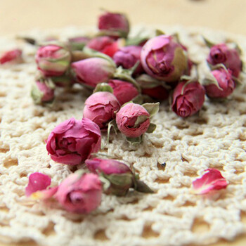 特级进口法国千叶粉玫瑰花蕾。[美白淡斑]