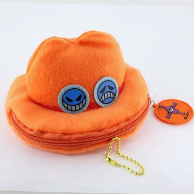 日本正版 海贼王One Piece 帽子型零钱包挂件 艾斯