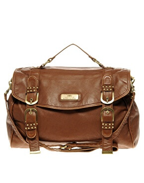 River Island | River Island Satchel Buckle Bag at ASOS