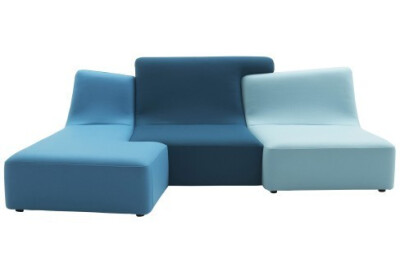 地中海家具 蓝色奇缘创意沙发 布艺沙发 组合沙发 E221-3-A