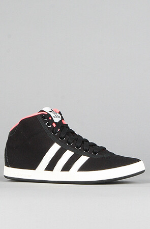 The adiCourt Super Mid W Sneaker in Black and White : Karmaloop.com - Global Con…