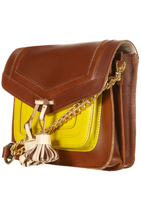 Tan Contrast Pocket Tassel Chain Strap Bag - Satchels - Bags & Purses - Accessories - Topshop