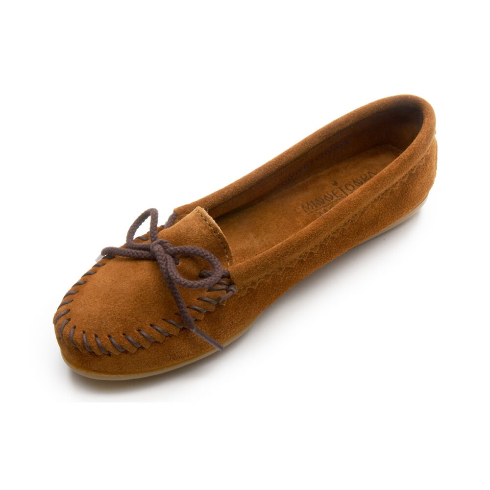 Suede Moccasin Pump - Women