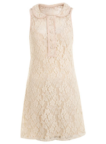 Cream Lace Shirt Dress - Going Out Dresses - Dresses - Clothing - Miss Selfridge