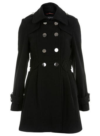 Twill Military Coat - View All - New In - Miss Selfridge