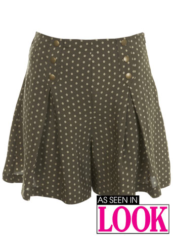 Green Flippy Shorts - Shorts - Skirts & Shorts - Clothing - Miss Selfridge