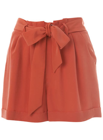 Coral Belted Shorts - View All - Skirts & Shorts - Miss Selfridge