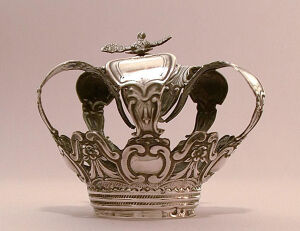 Rare Religious Antique 19th Century Sterling Silver Crown 银皇冠 太霸气了吧