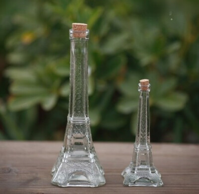  巴黎埃菲尔铁塔木塞玻璃瓶