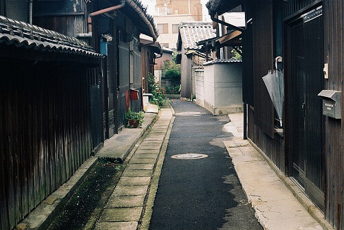 滑溜溜的相册-日本街巷